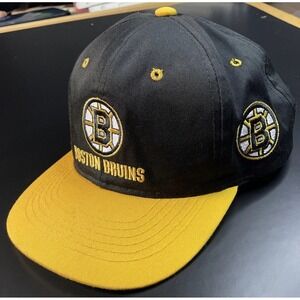 Vintage Boston Bruins - G.C.C NHL Licensed Logo Mens Hat - SnapBack Adjustable